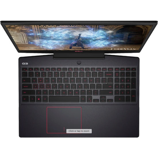 Dell G3 15 İ3500-5078BLK-PUS Intel Core I5-10300H 8gb Memory 512GB SSD Nvıdıa Geforce Gtx 1650 Ti 15.6" 1920*1080 Ekran Red Print Ingilizce Keyboard - Black Win 10 Home Gaming Laptop
